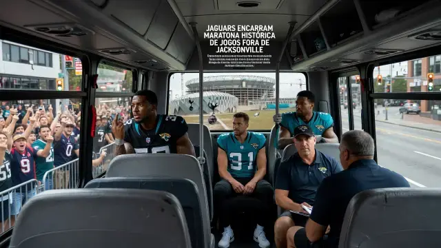 Jaguars Encaram Maratona Histórica de Jogos Fora de Jacksonville